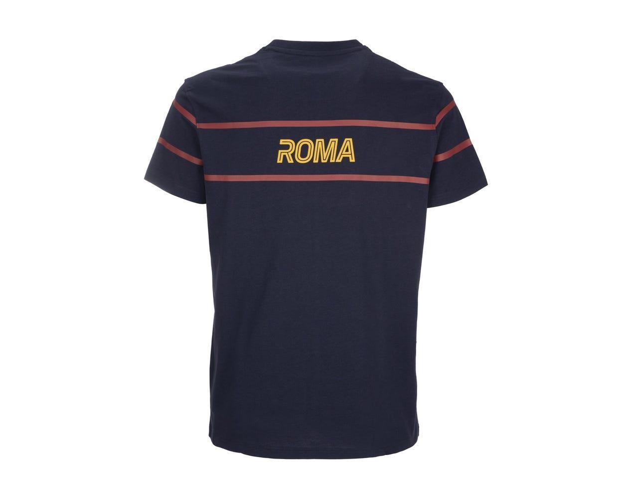 T shirt AS Roma da uomo blu