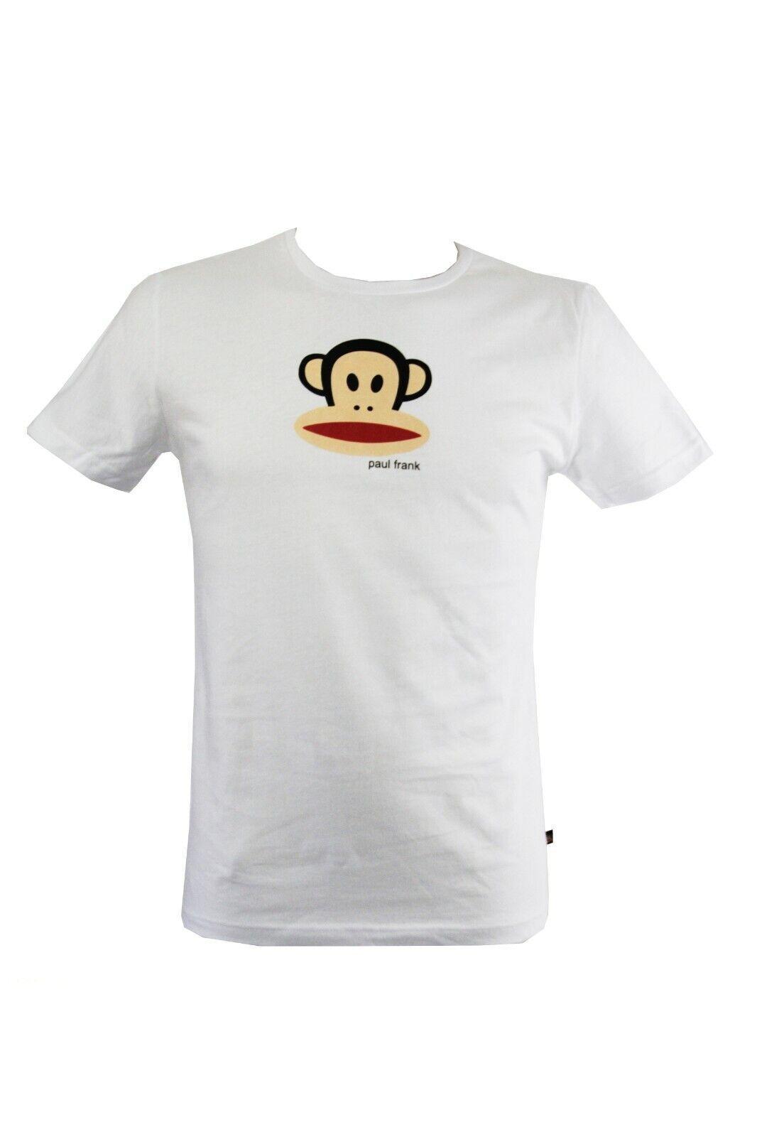 T-shirt da uomo in cotone Paul Frank bianco