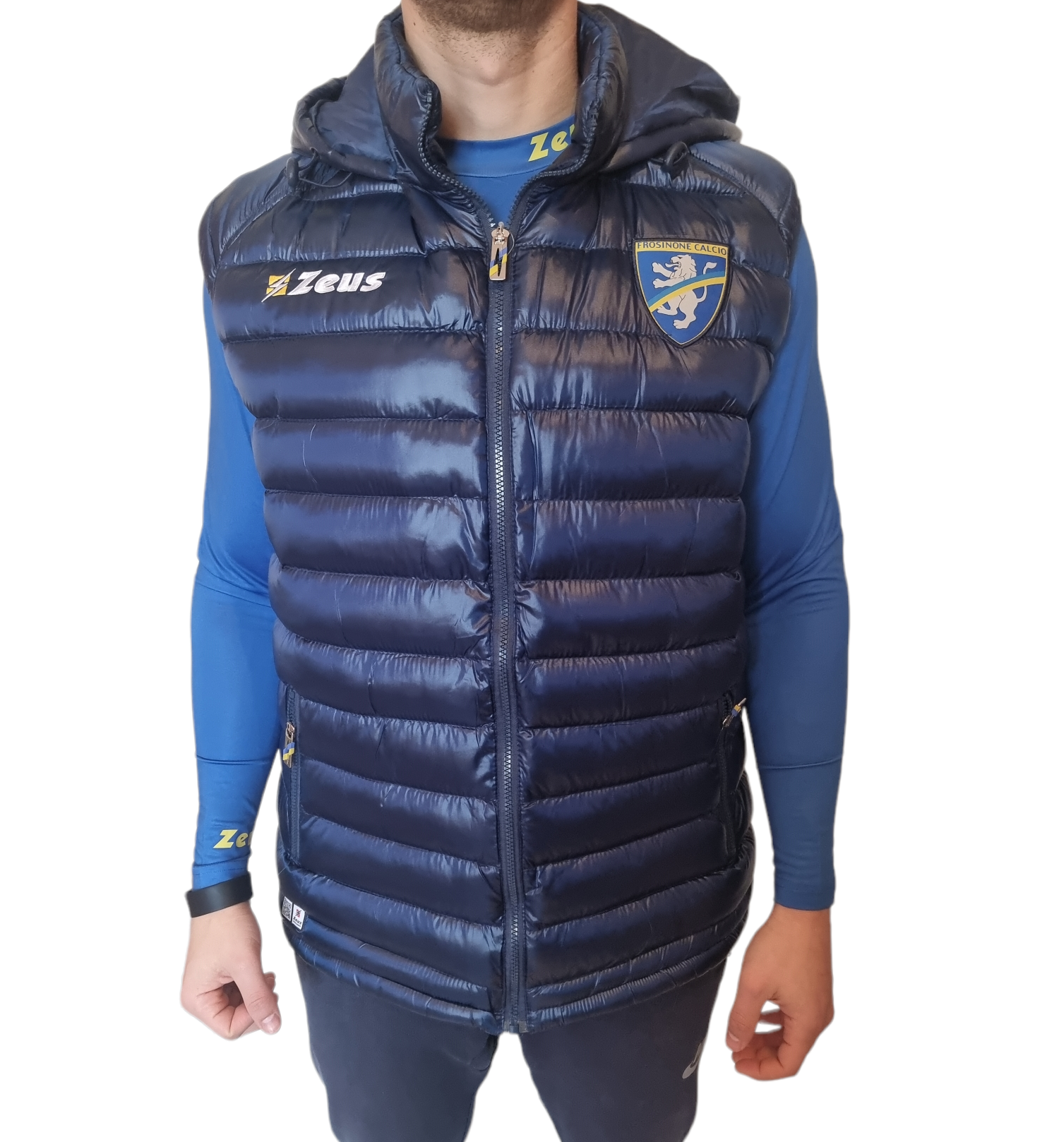 Gilet smanicato nero adulto Frosinone Calcio Zeus