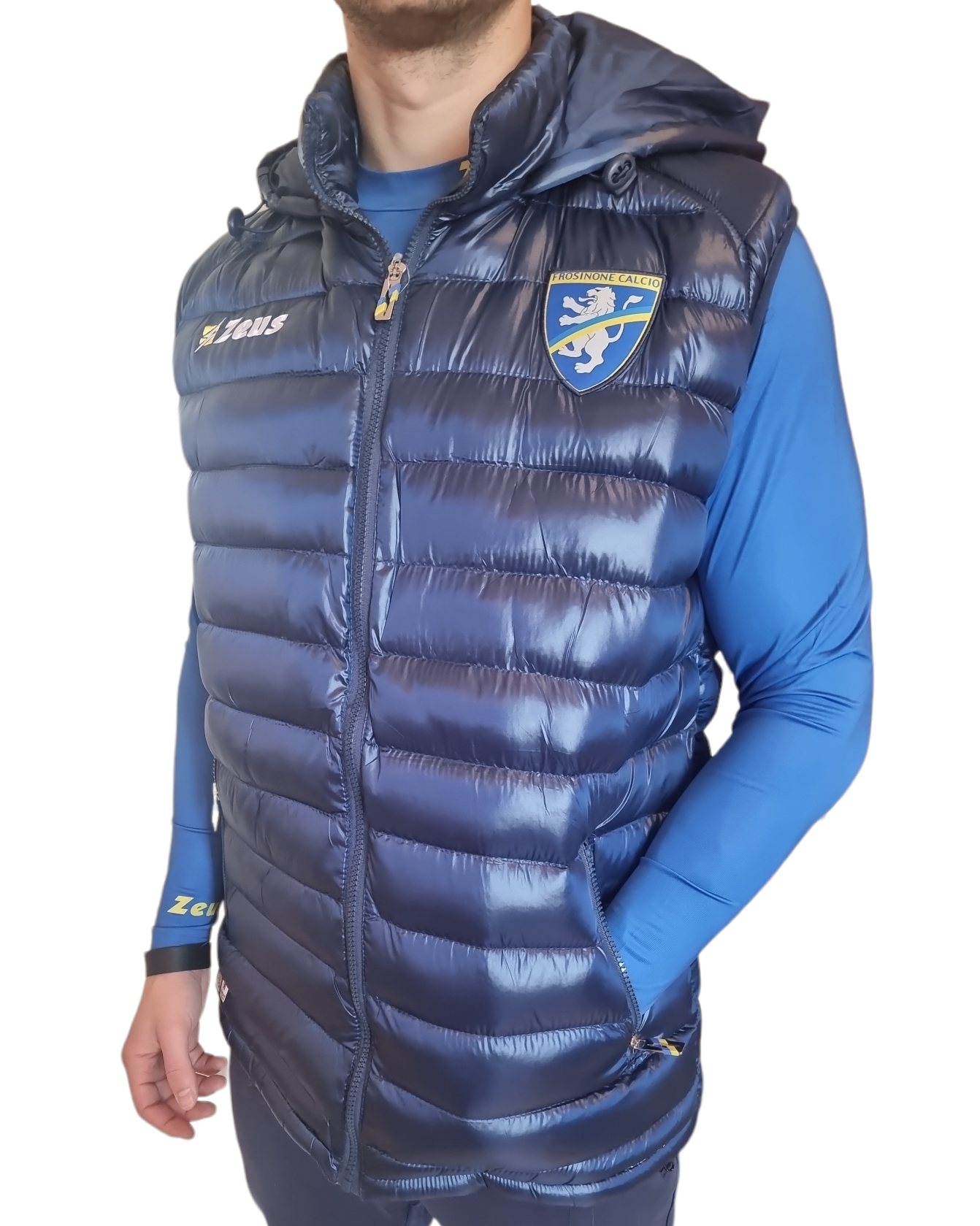 Gilet smanicato nero adulto Frosinone Calcio Zeus