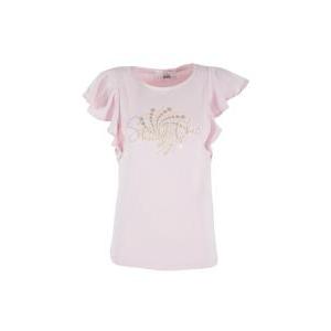 T-shirt da donna in cotone  rosa