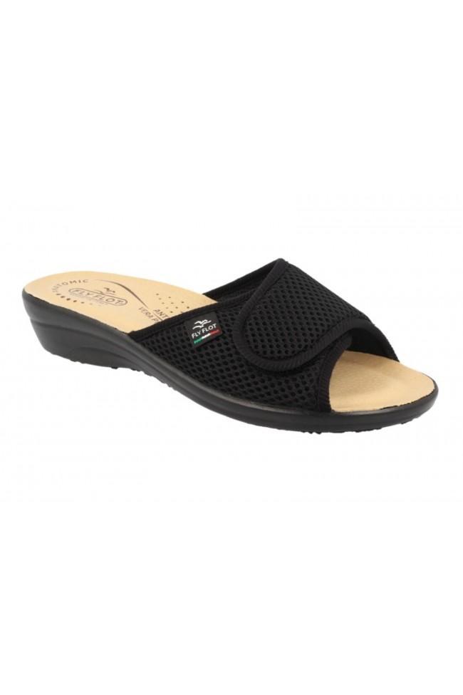 Ciabatte Fly Flot T4 413 FE. Donna, nero