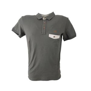 Polo  cotone antracite uomo t716 s400