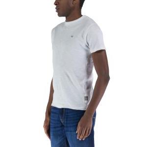 T-shirt da uomo  in cotone bianco t722 tl00