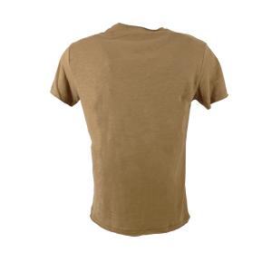 T-shirt  uomo coccio cotone con taschino t723 tl00