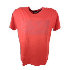 T-shirt da uomo in cotone  rosso