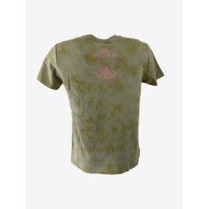 T-shirt  uomo cotone verde militare