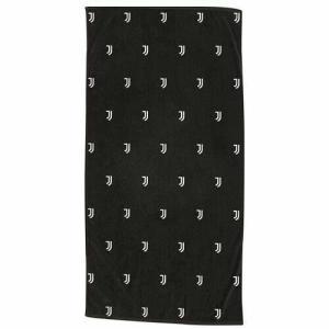 Telo mare juventus nero spugna di cotone 95x170cm