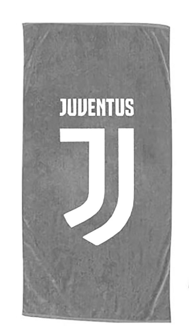 Telo mare Juventus grigio cotone