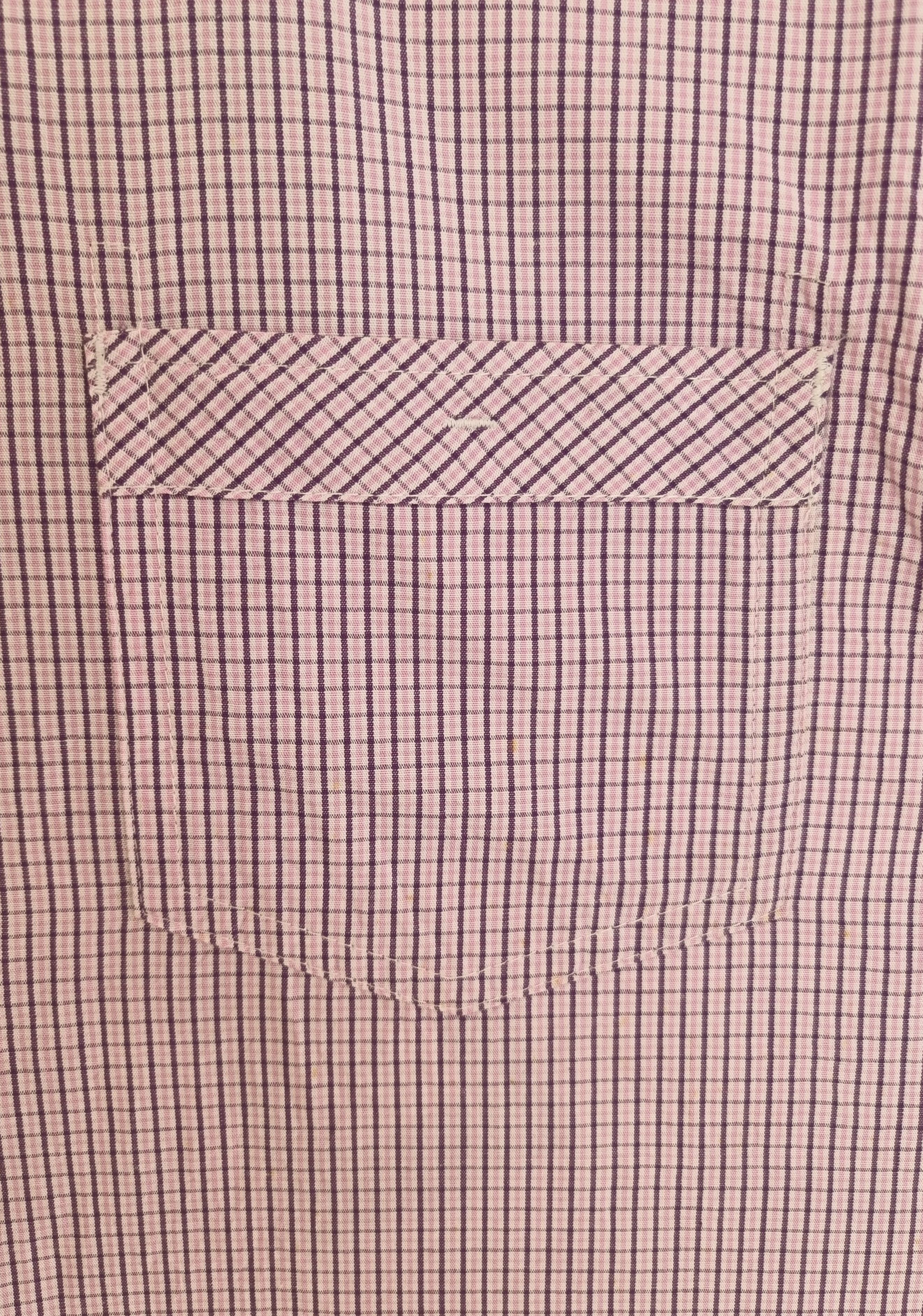 Camicia mezza manica in cotone da uomo