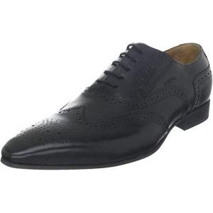 Scarpe  da uomo modello wall street classiche in pelle nere