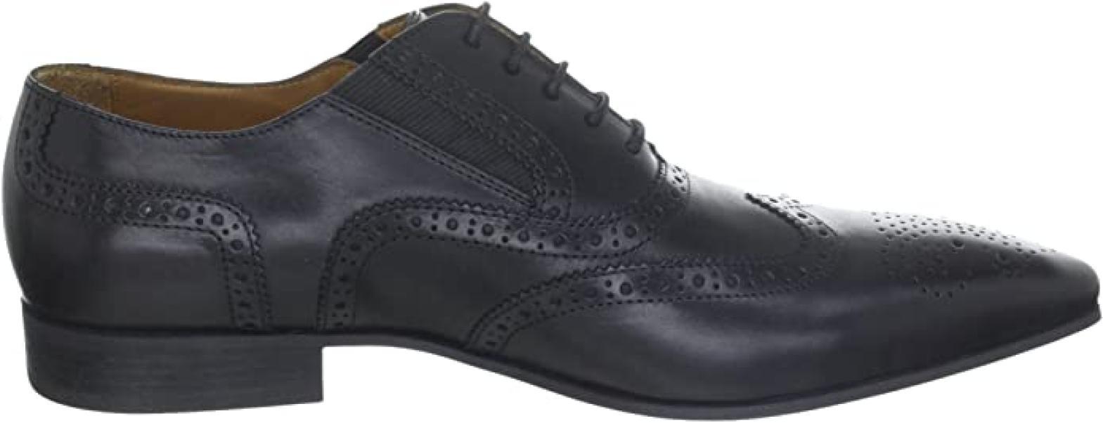 Scarpe Geox da uomo modello Wall Street classiche in pelle nere 