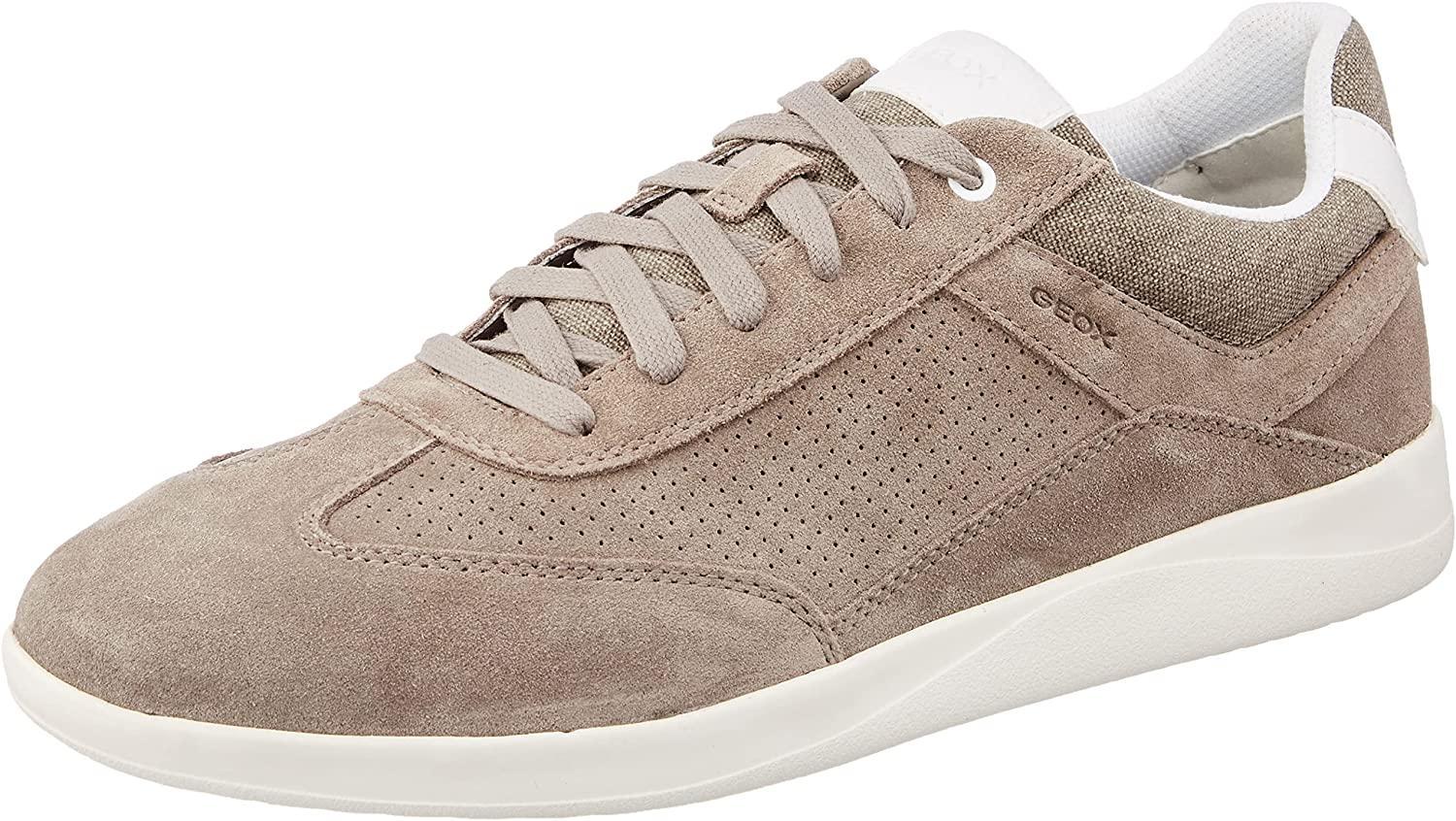 Scarpe Geox da uomo modello Kennet scamosciate beige 