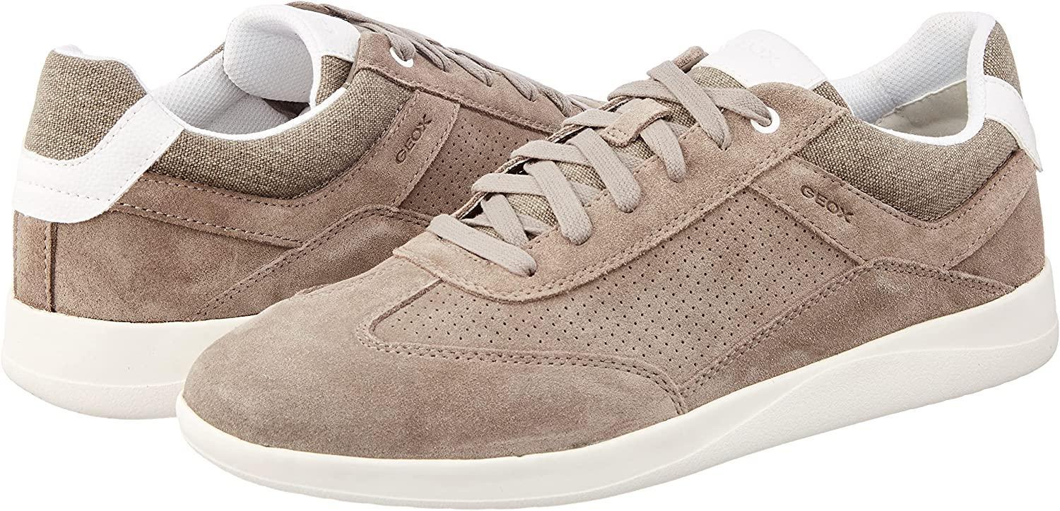 Scarpe Geox da uomo modello Kennet scamosciate beige 