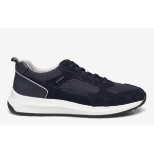 Scarpe  da uomo modello titanio in pelle scamosciata blu