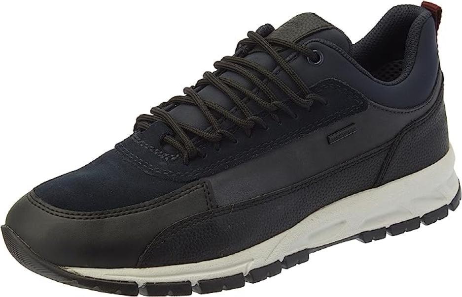 Scarpe Geox da uomo modello Delray scamosciate nero blu