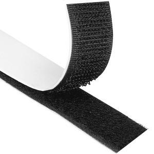 Velcro 20 mm adesivo nero