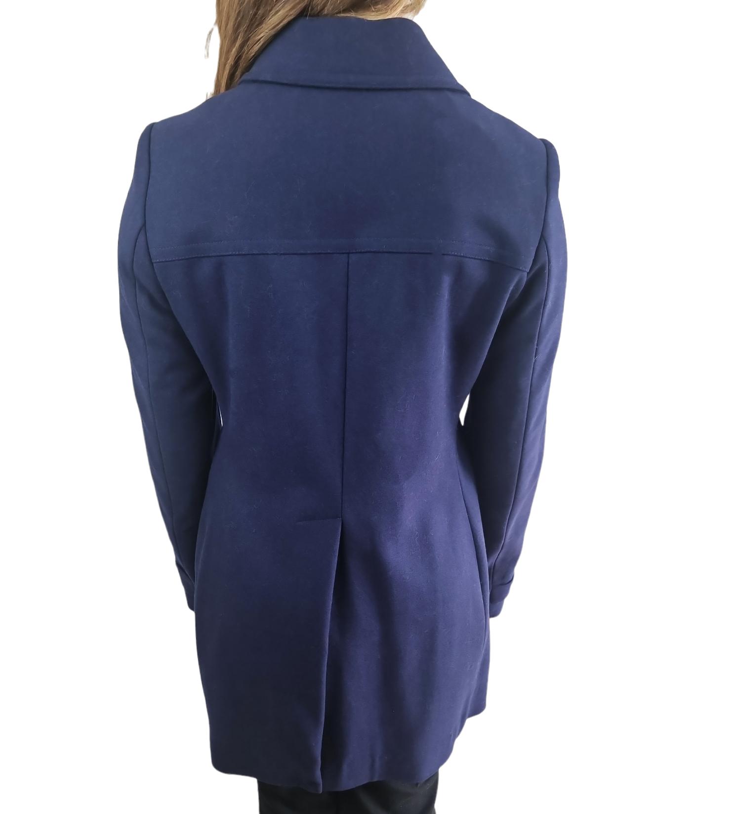 Cappotto di lana Geox da donna blu