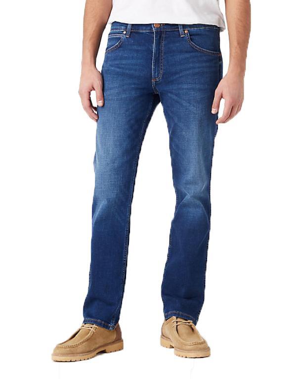 Jeans Wrangler regular fit Greensboro blu scuro