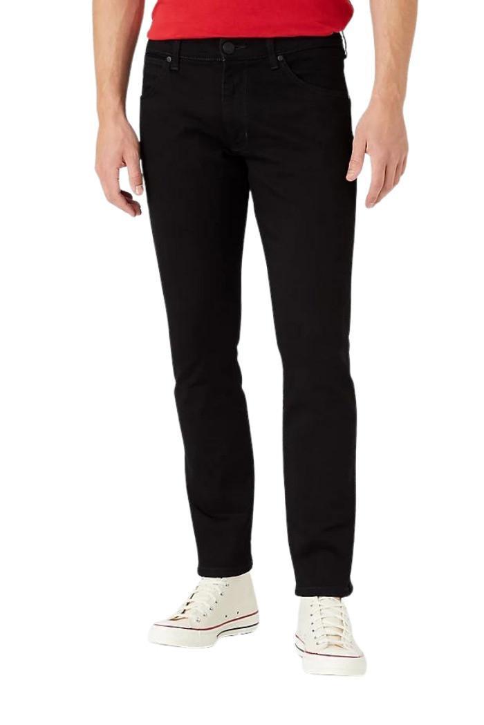 Jeans Wrangler nero cotone slim fit