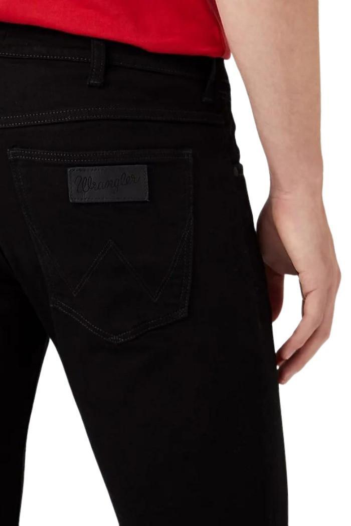 Jeans Wrangler nero cotone slim fit