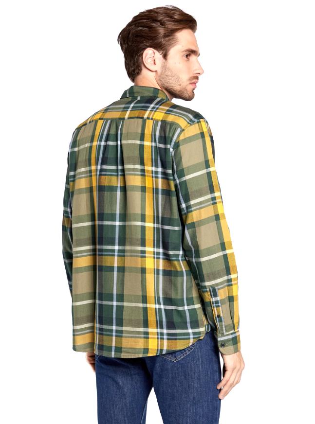 Camicia da uomo manica lunga in cotone Wrangler