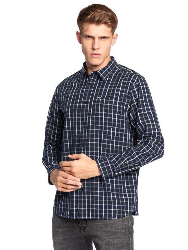 Camicia da uomo in cotone Wrangler