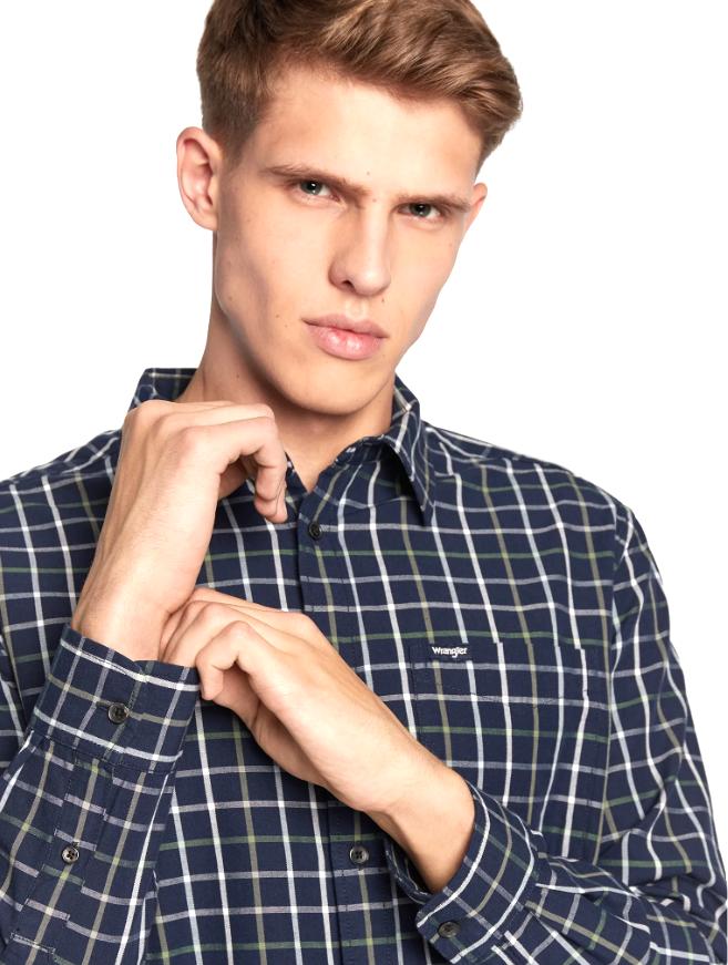 Camicia da uomo in cotone Wrangler