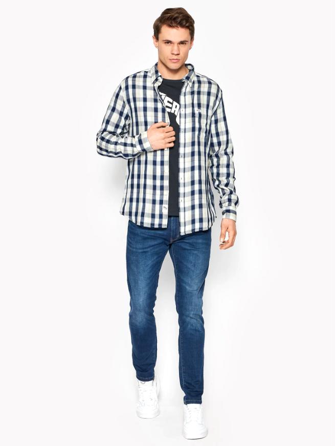 Camicia da uomo in cotone Wrangler