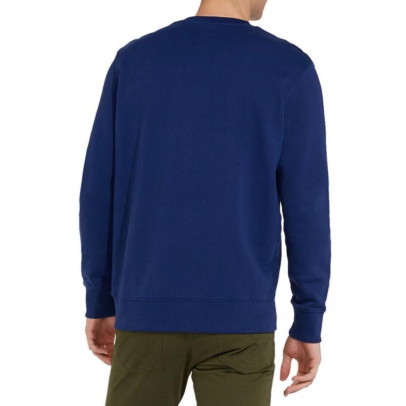 Felpa uomo Wrangler girocollo blu