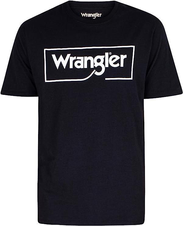 T-shirt uomo girocollo Wrangler nero