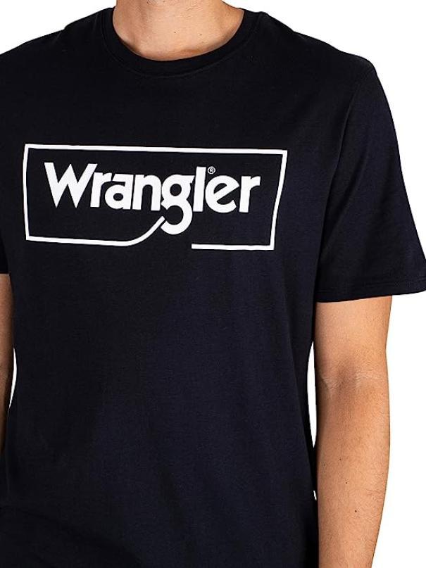 T-shirt uomo girocollo Wrangler nero