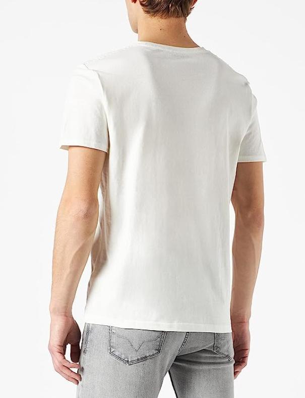 T-shirt da uomo Wrangler bianco