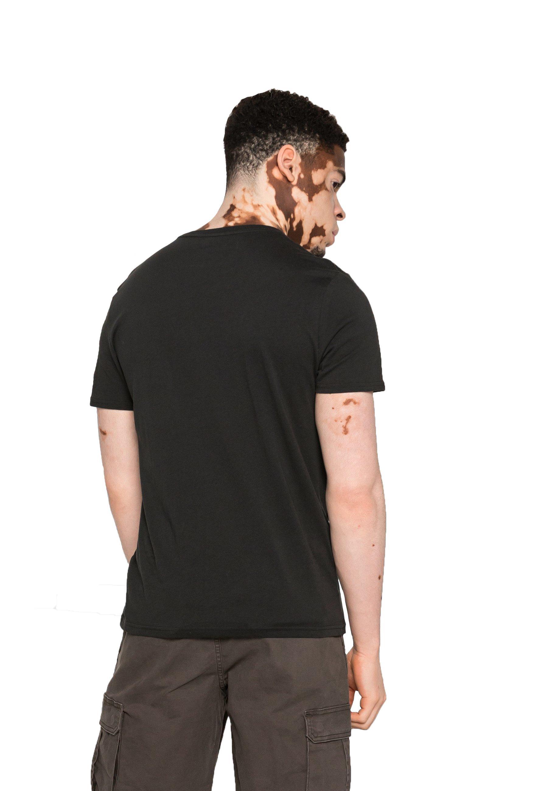 T-shirt Wrangler uomo cotone nero