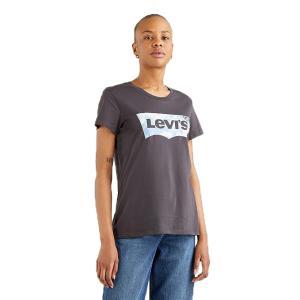 T-shirt da donna in cotone  grigio