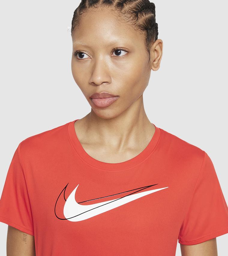 T-shirt sportiva da donna Nike rosso