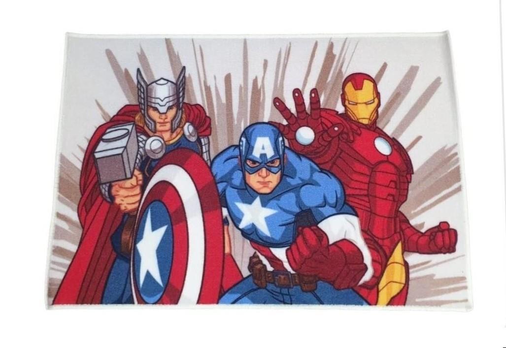 Tappeto scendiletto da bambino Avengers Marvel 80x120cm