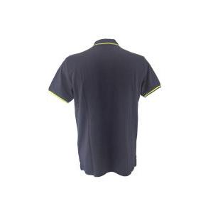 Polo  blu uomo in cotone blu t739 s800