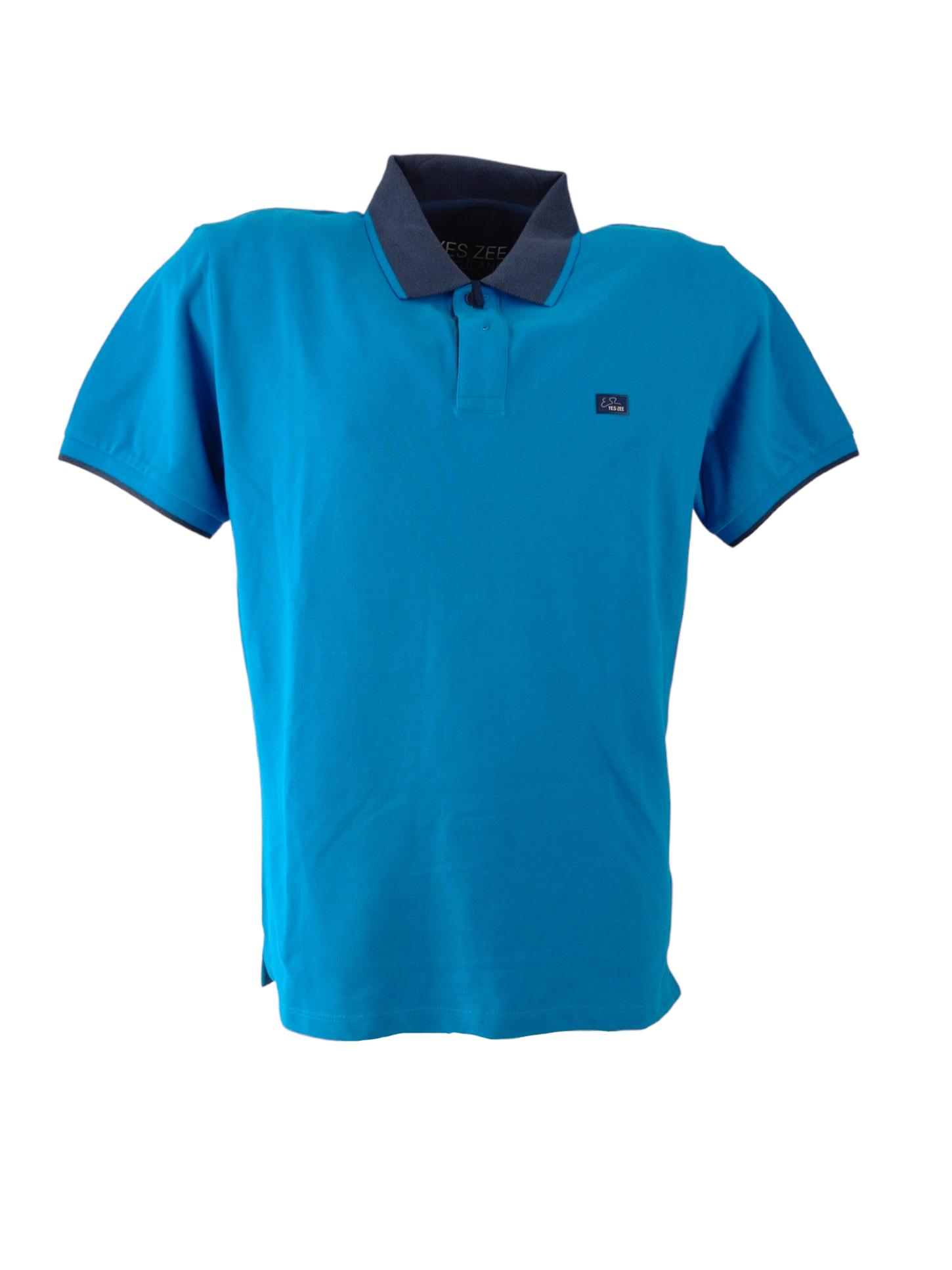 Polo Yes Zee blu royal uomo T741 S800