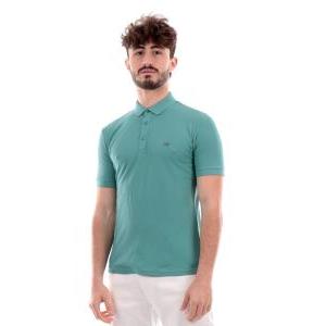 Polo  acqua marina uomo cotone t767 ts00