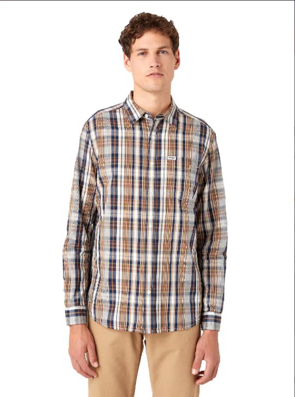 Camicia da uomo in cotone Wrangler