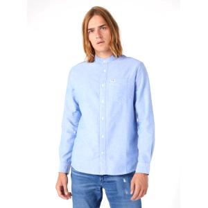 Camicia da uomo con collo alla coreana