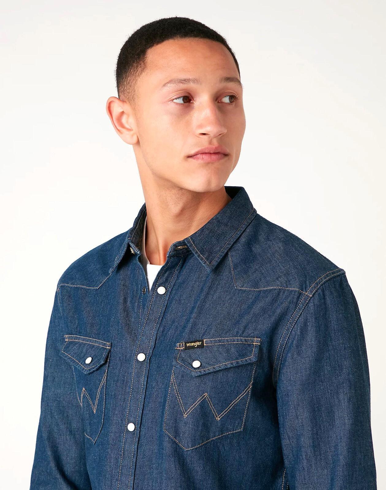 Camicia jeans da uomo Wrangler