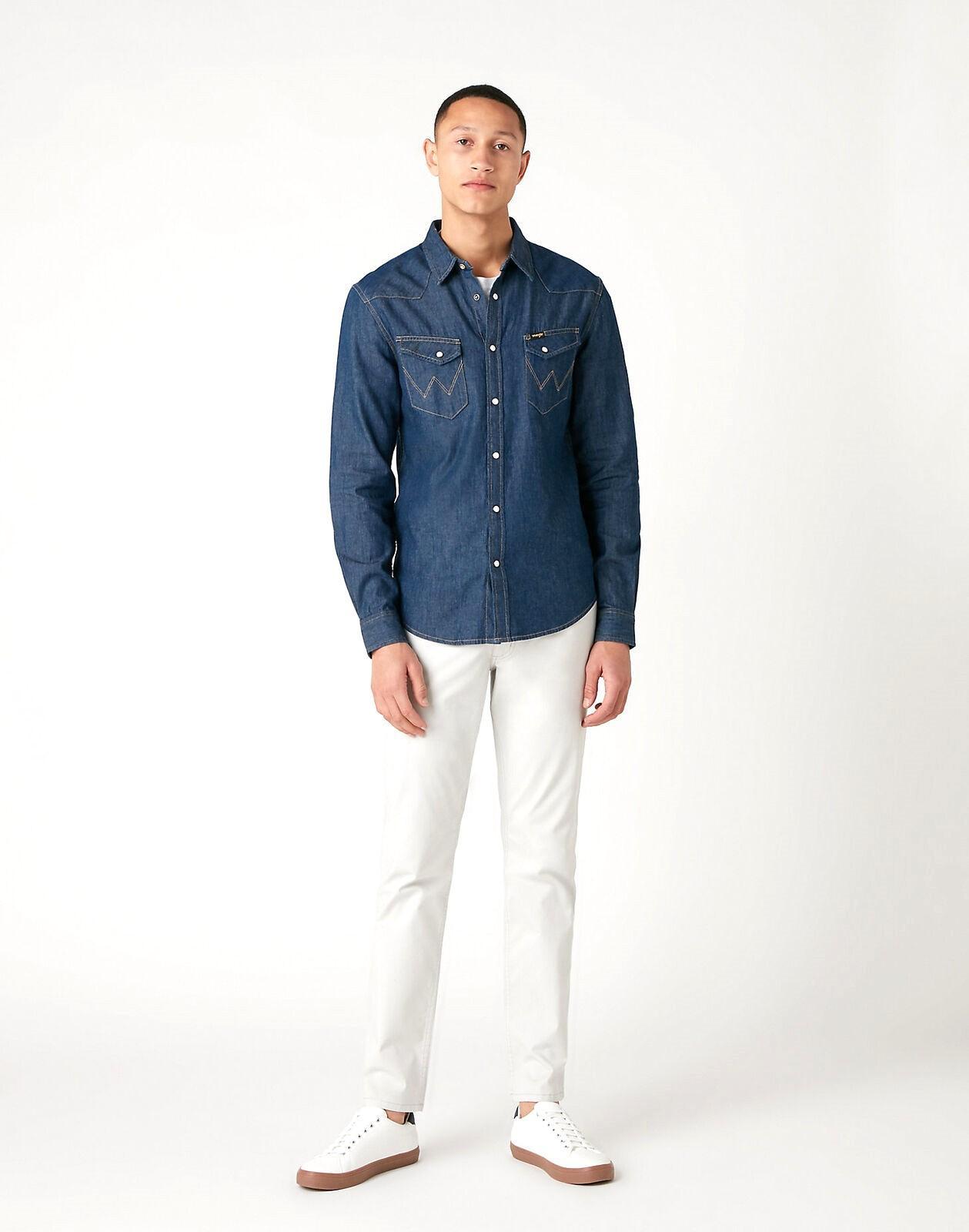 Camicia jeans da uomo Wrangler