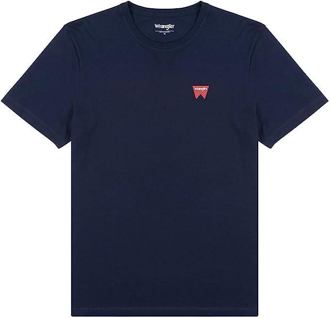 T-shirt Wrangler uomo cotone blu