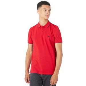 Polo  uomo rosso cotone