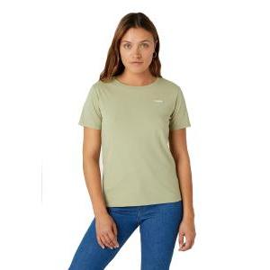 T-shirt da donna in cotone  verde militare