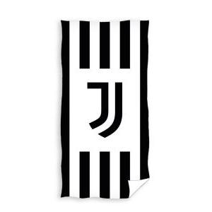 Telo mare juventus rigato bianco nero 70 x 140cm