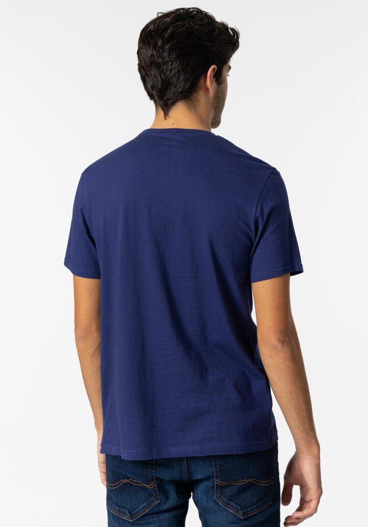 T-shirt Tiffosi uomo cotone blu royal