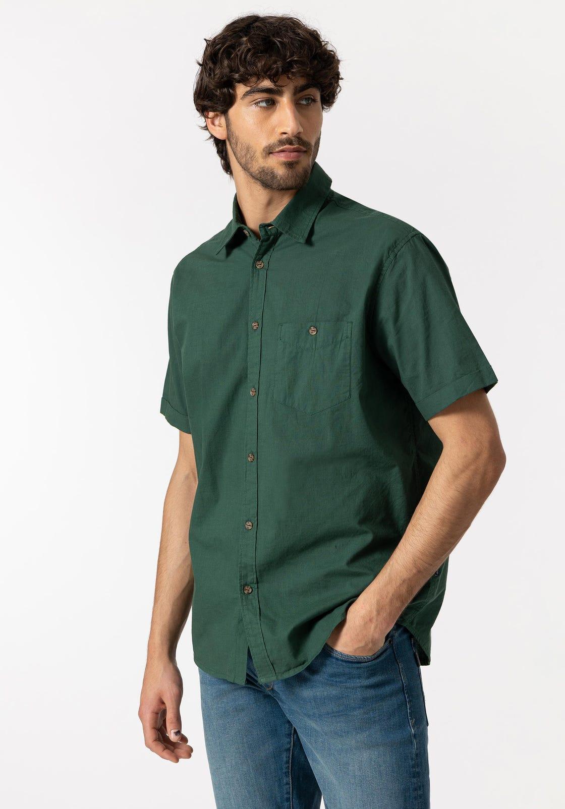 Camicia Tiffosi uomo manica corta con taschino